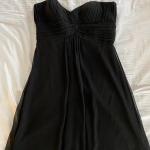 White House Black Market Strapless LBD